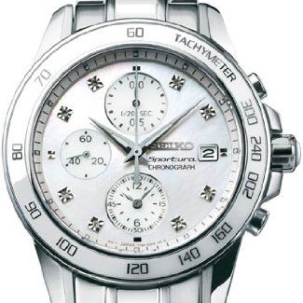 Seiko Sportura Classic Chronograph Ladies Watch